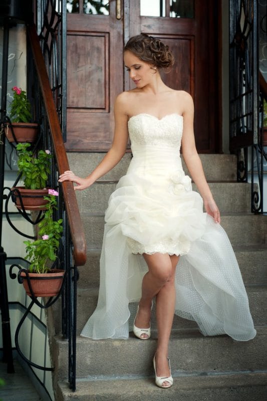 abito da sposa corto, Nice